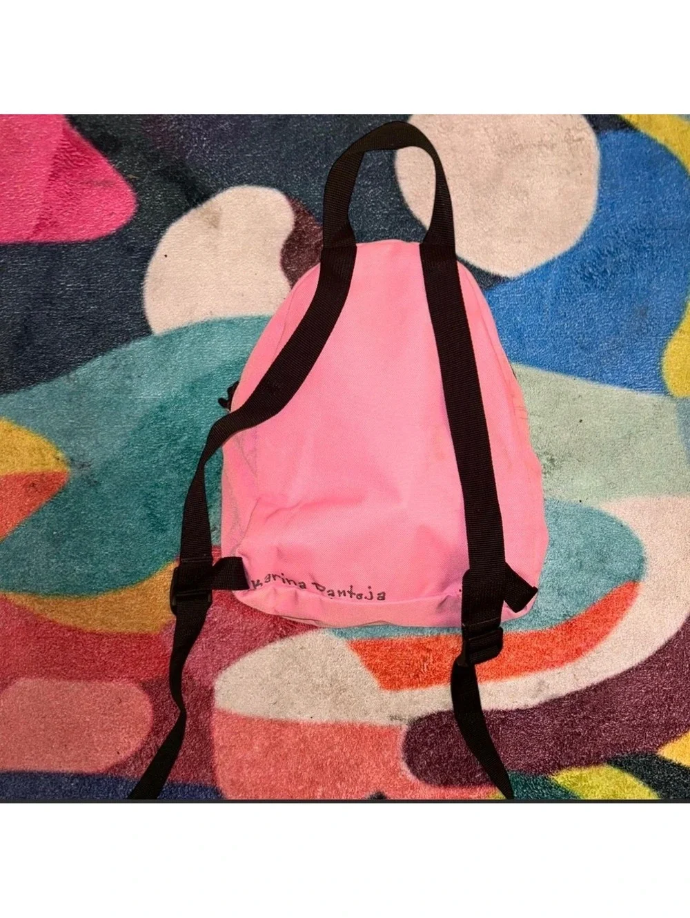 Dickies Pink kids Backpack with Front Pocket